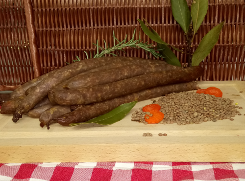 Saucisses de Chèvre et Bœuf Fumées Fines (x12)